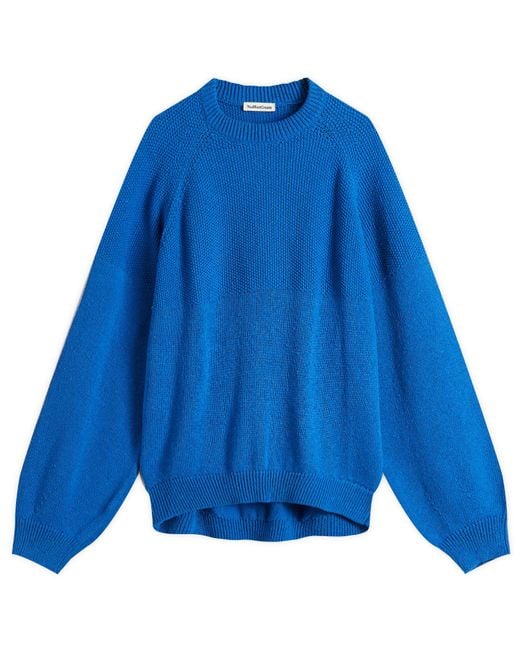 YMC Blue Bellow Knit Jumper