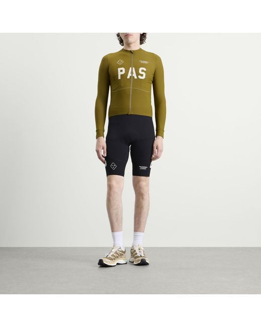 Pas Normal Studios Green Pas Mechanism Pro Long Sleeve Jersey for men