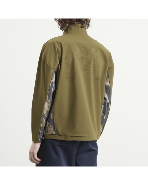 Malbon Green Tour Divot Camo Performance Shell Jacket for men