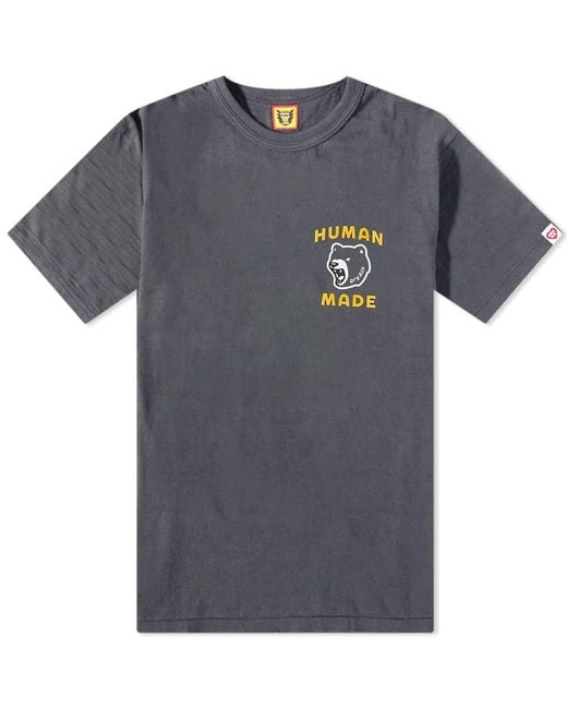 Human Made Gray Bear T-shirt for men