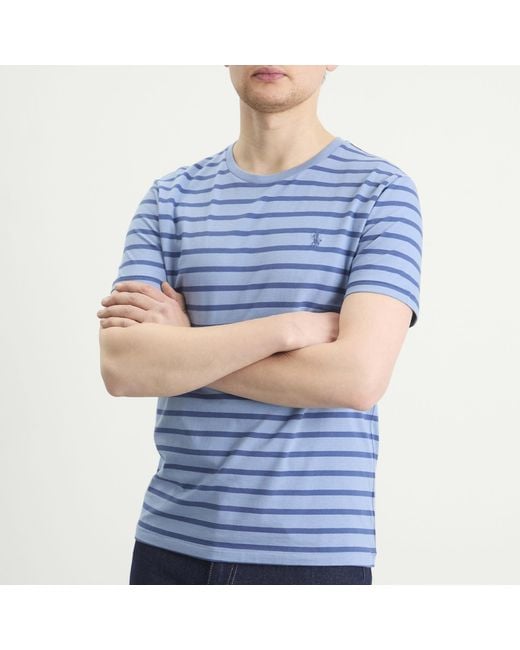 Polo Ralph Lauren Blue Stripe T-Shirt for men