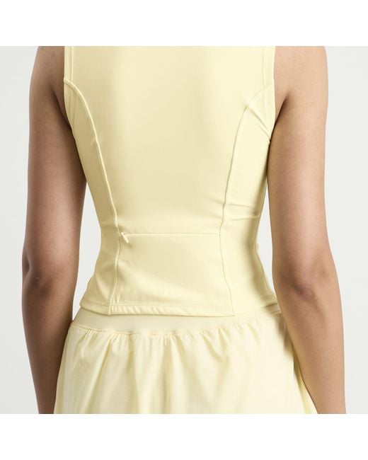 Tala Yellow Skinluxe Sleeveless Zipped Jacket
