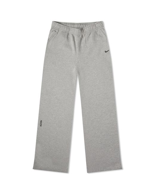 Nike Gray X Nocta Cardinal Stock Open Hem Fleece Pant