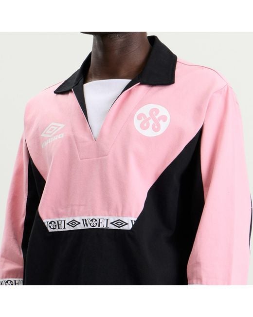 Umbro Pink X Woei Drill Top for men