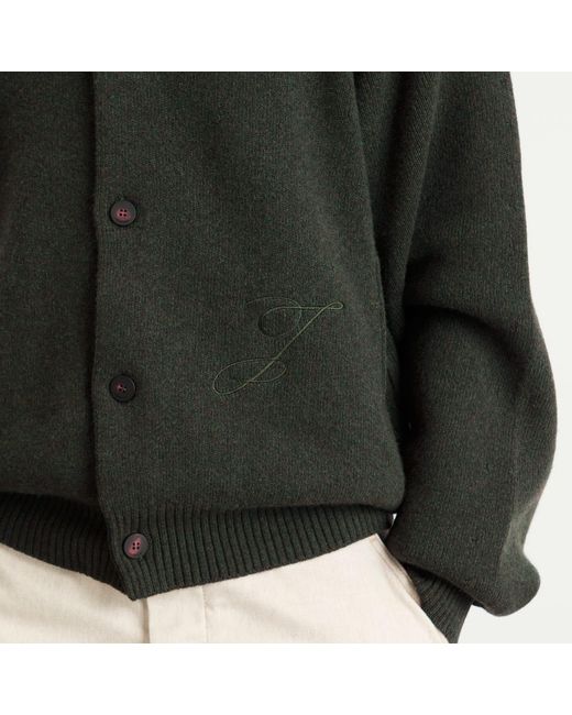 Jacquemus Green Wool Cashmere Knitted Bomber for men