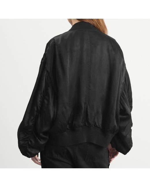 Rick Owens Black Secchia Flight Jacket