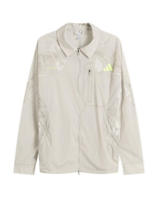 Adidas Originals White Adidas X Labrum Coach Jacket for men