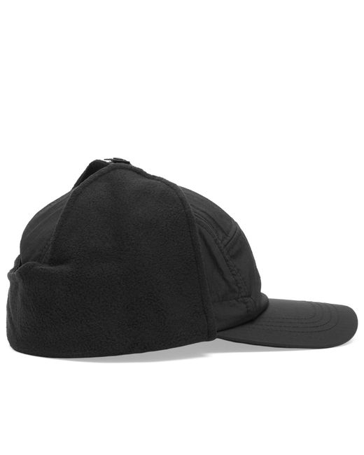 Dime Black Cursive Earflap Cap for men