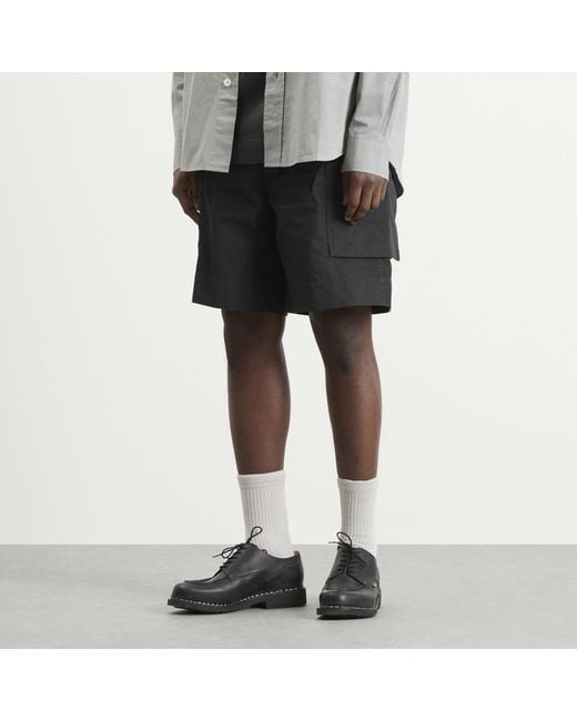 MHL by Margaret Howell Black Cargo Pocket Shorts for men