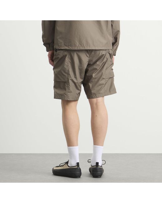 Goldwin Gray Ripstop Shorts for men