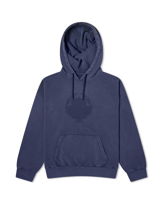 Givenchy Blue Shadow Crest Hoodie for men
