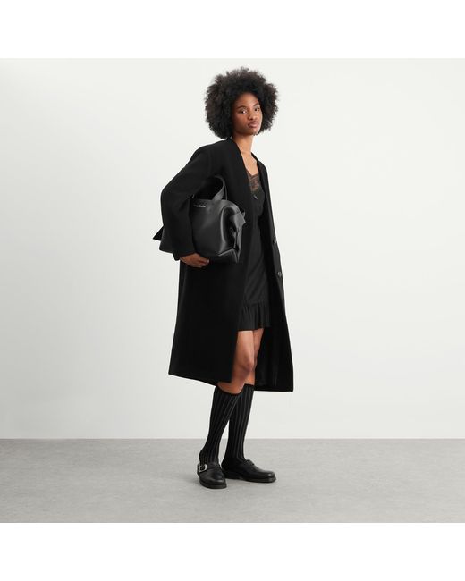 Isabel Marant Black Florane Long Wool Coat