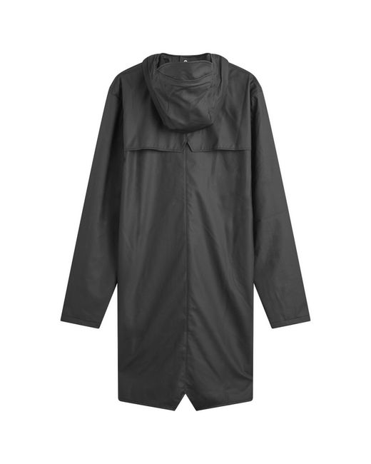 Rains Black Long Jacket