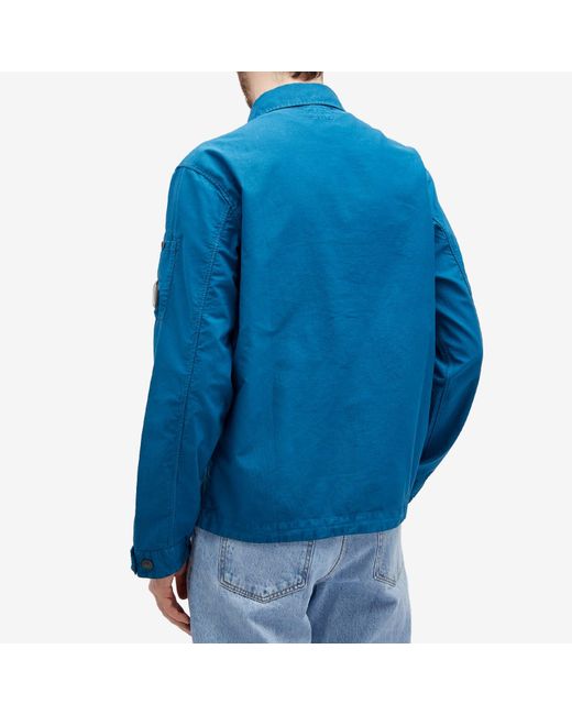 C P Company Blue Ottoman Shirt for men