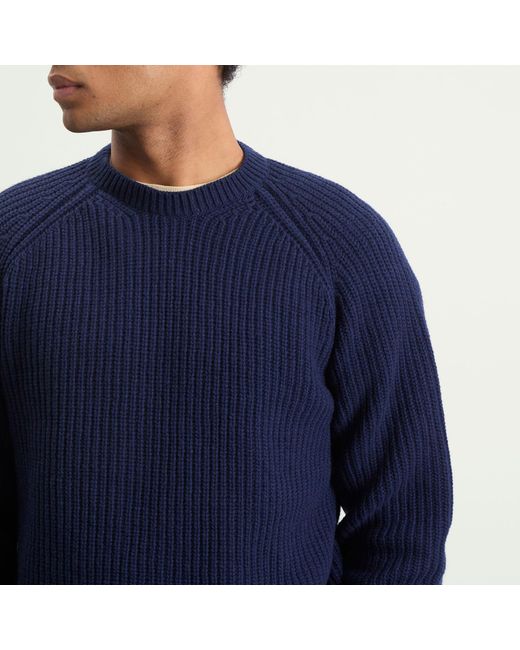 Folk Blue Direction Jumper for men