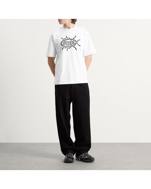 Butter Goods White Roach T-Shirt for men