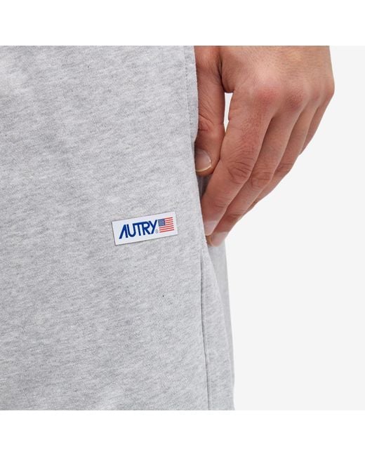 Autry Gray Flag Logo Sweat Pant for men