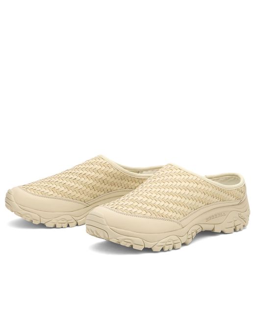 Merrell Natural 1Trl Moab Slide 2 Leather Woven Se for men