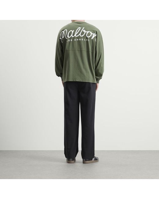 Malbon Green Horizon T-Shirt for men