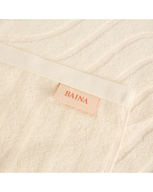 BAINA Natural St Clair Bath Towel