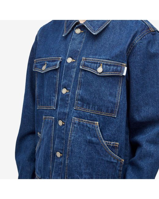 Rassvet (PACCBET) Blue Typo Denim Jacket for men