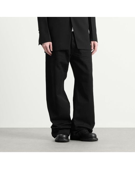 Rick Owens Black Geth Jeans for men