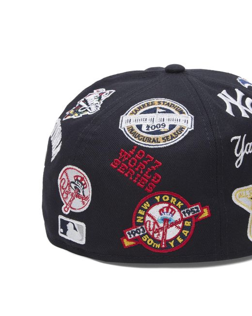 KTZ Blue Image New York Yankees All Over 59Fifty Cap