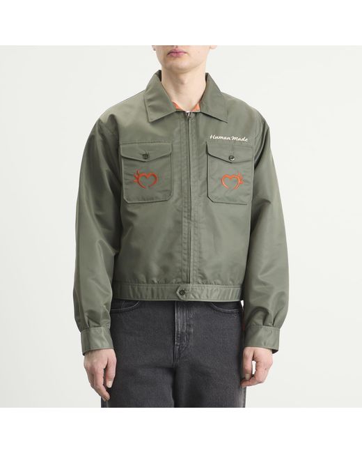 Human Made Military Jacket in Green for Men | Lyst