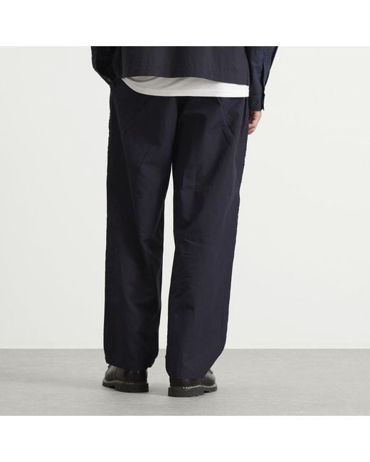 Folk Blue Wide Fit Trouser for men