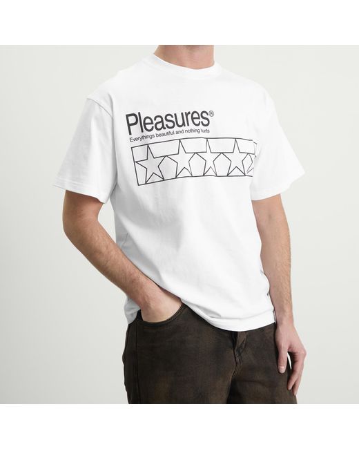 Pleasures White Supplements T-Shirt for men