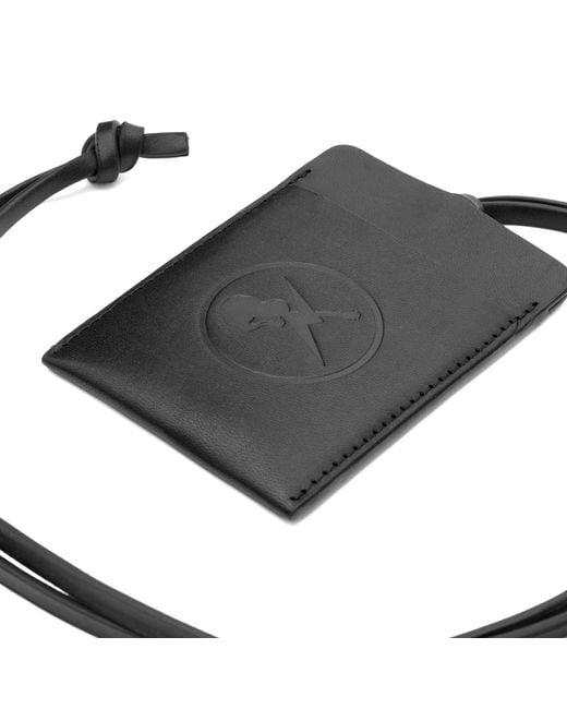 A.P.C. Black Frgmt. Dough Card Holder for men