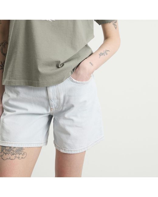 Anine Bing Blue Delaney Shorts
