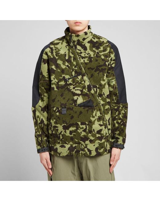 NIKE X MMW Nike X Matthew Williams Beryllium Fleece Jacket in Green for Men  | Lyst Canada