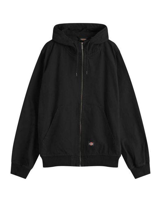 Dickies Black Duck Canvas Hooded Jacket for men