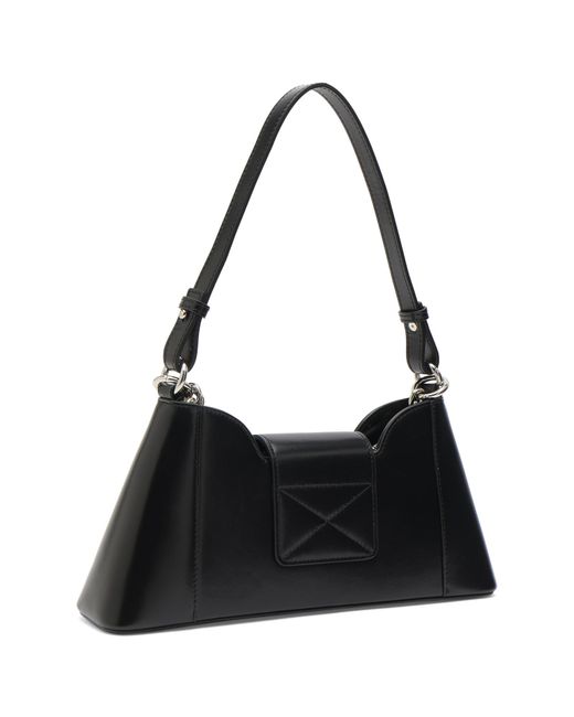 Justine Clenquet Black Marla Evening Chain Bag