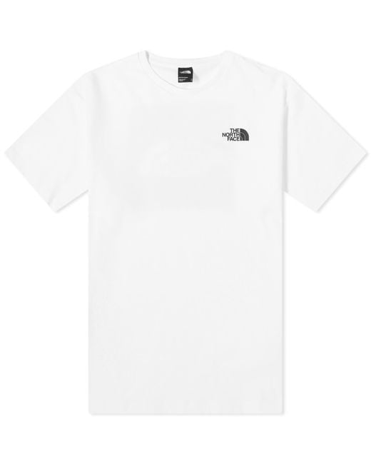 The North Face White Redbox Celebration T-Shirt for men