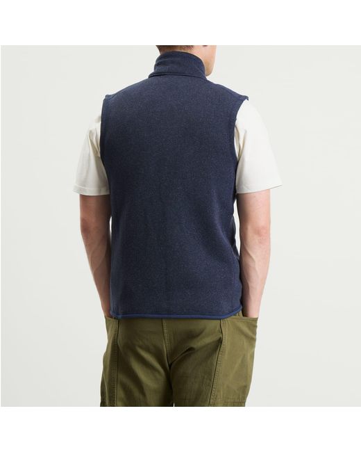 Patagonia Blue Better Sweater Vest for men