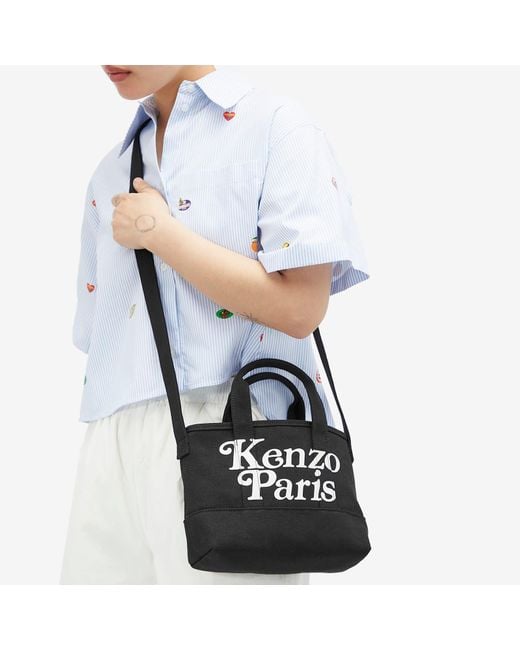 KENZO Black Kenzo Small Logo Tote