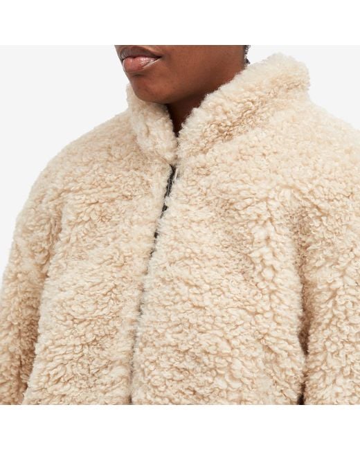 Isabel Marant Natural Anasta Teddy Jacket