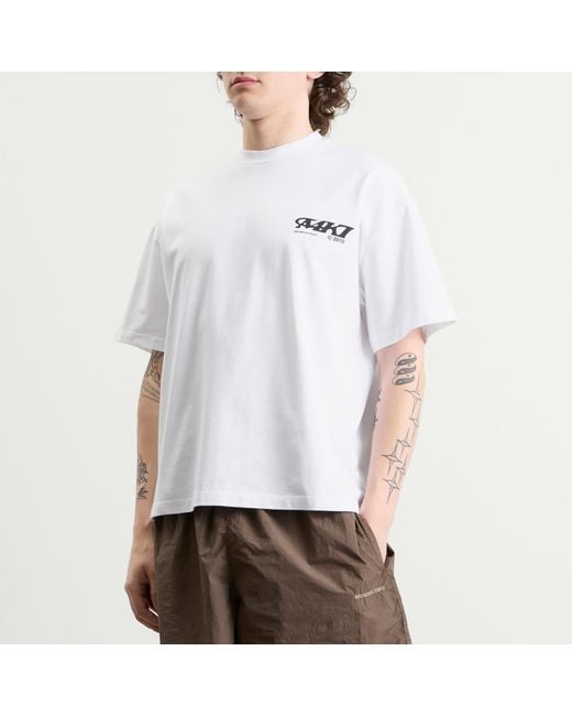 MKI Miyuki-Zoku White Stack T-Shirt for men