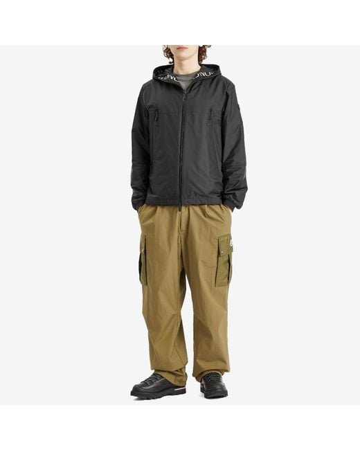 Moncler Black Junichi Rain Jacket for men
