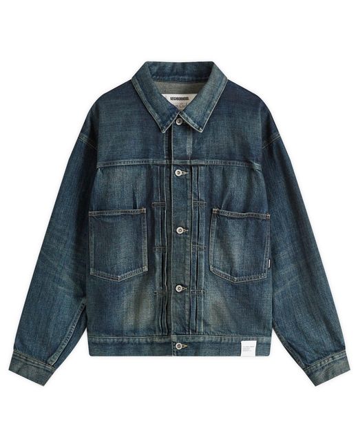 ジャケット・アウター 25ss NEIGHBORHOOD WASHED DENIM TYPE-2 Neighborhood: Blue Washed Type-2 Denim Jacket | SSENSE Canada