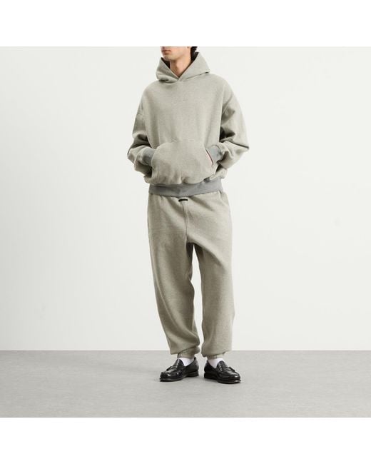 Fear Of God Gray Signature Classic Hoodie for men