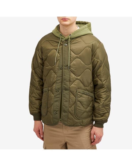FRIZMWORKS Green M1965 Field Liner Jacket for men