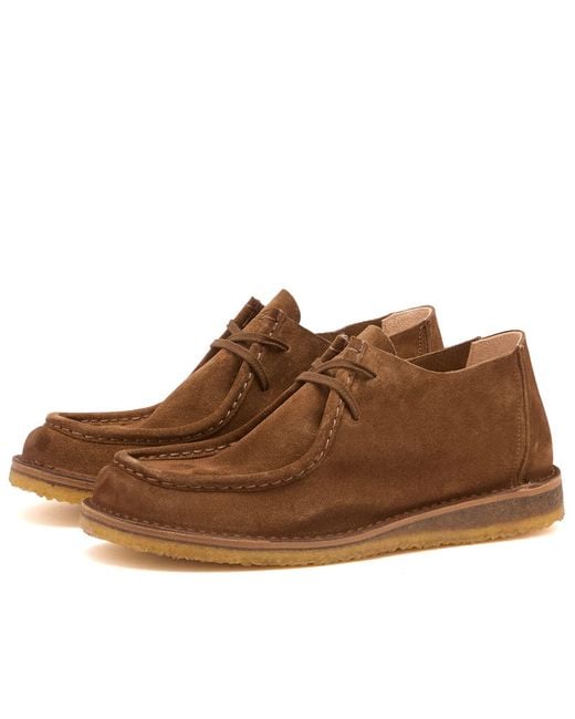 Astorflex Brown Beenflex Suede Shoes for men