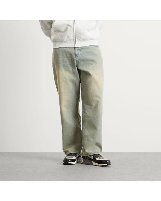 Butter Goods Green Scorpion Stitch Denim Jeans for men