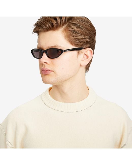 Balenciaga Bb0402S Sunglasses in Gray | Lyst