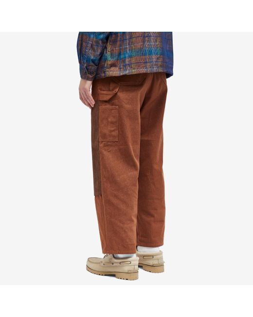 Digawel Brown Painter Pants for men