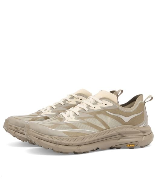 Hoka One One White Mafate Speed 4 Lite Sneaker for men