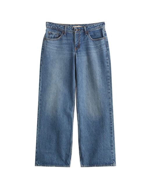 Levi's Blue Low Waisted Loose Jeans